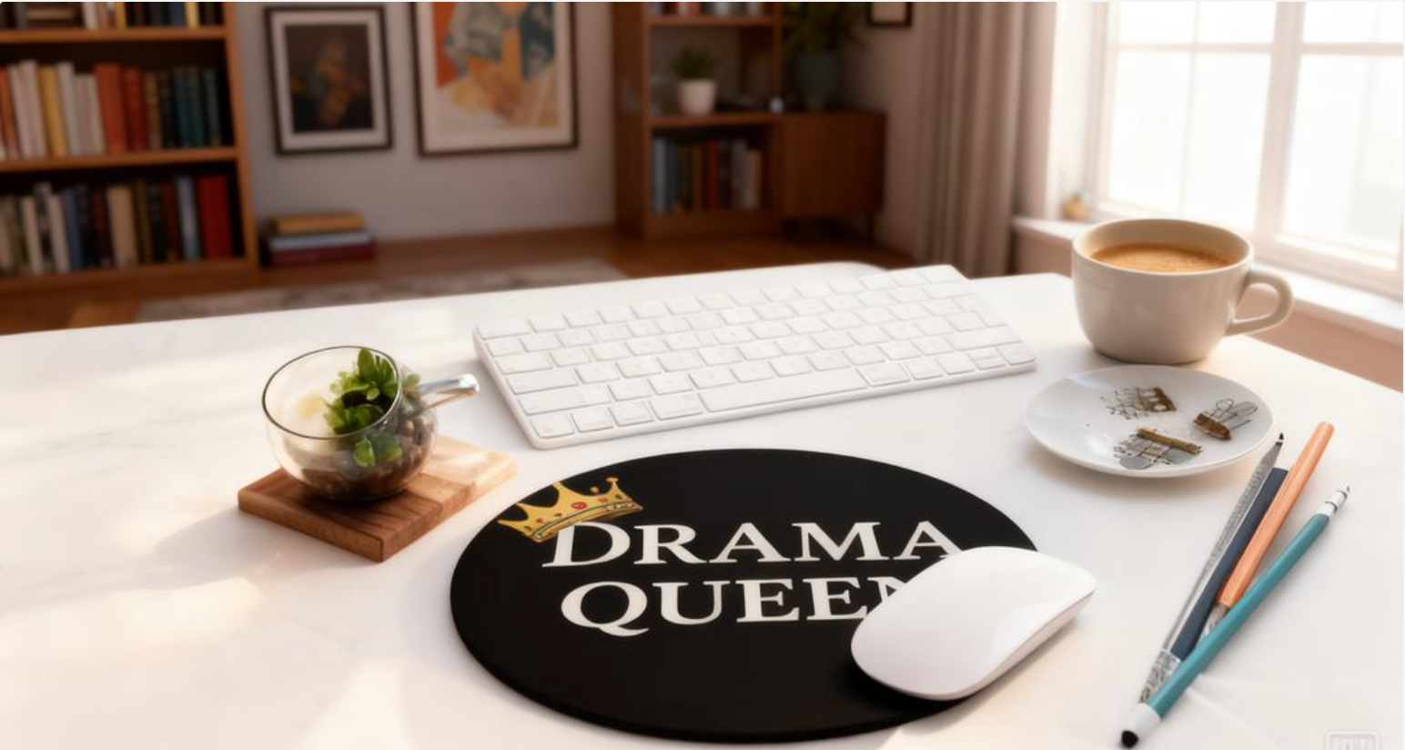 Round mouse pad